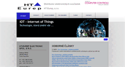 Desktop Screenshot of hte.cz